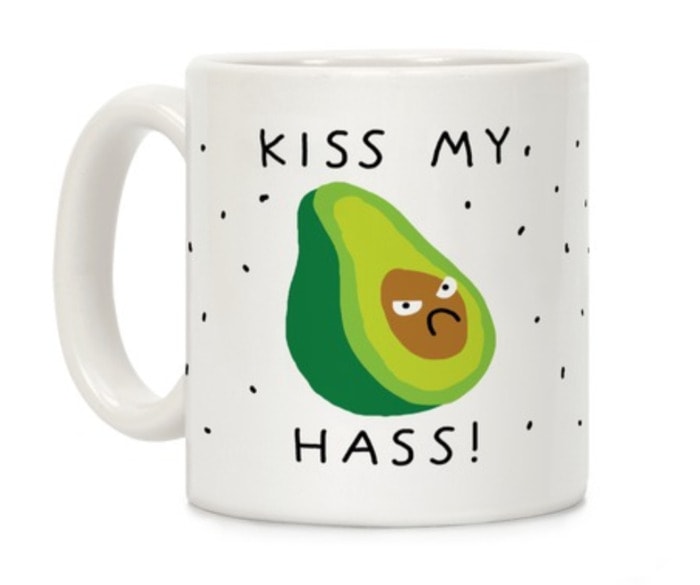 Avocado Puns - Kiss My Hass