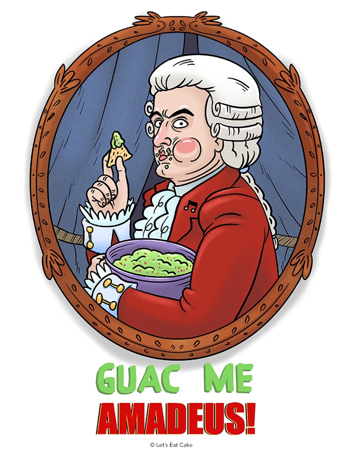 Avocado Puns - Guac Me Amadeus