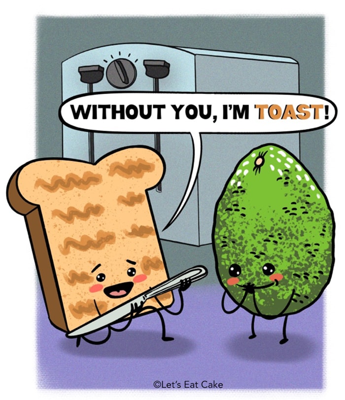 Avocado Toast Illustration