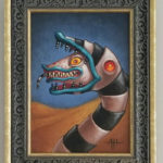 Beetlejuice Decor - Sandworm Art Print