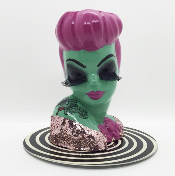 Beetlejuice Decor - Miss Argentina Vase