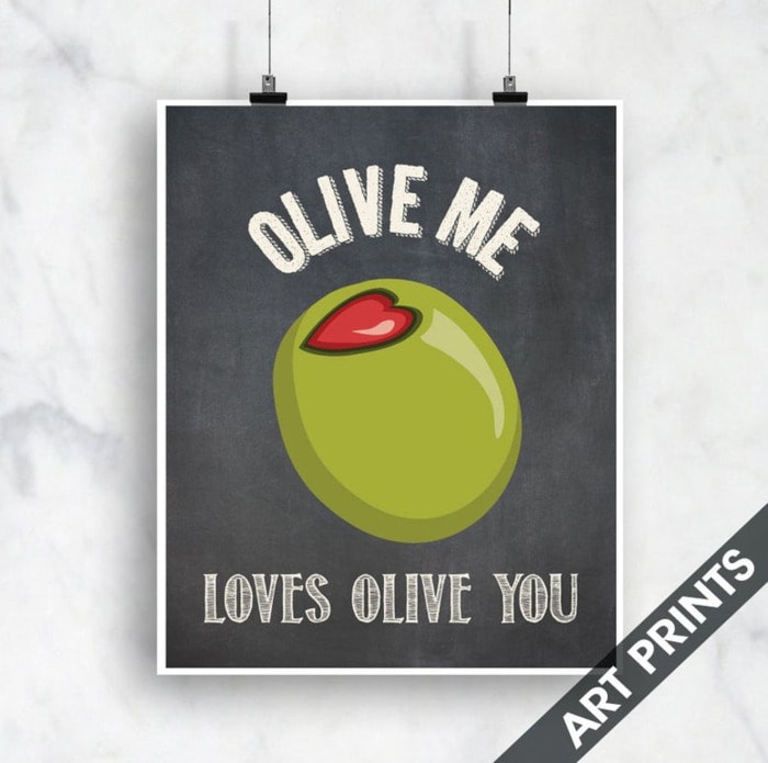 Food Puns - Olive Me