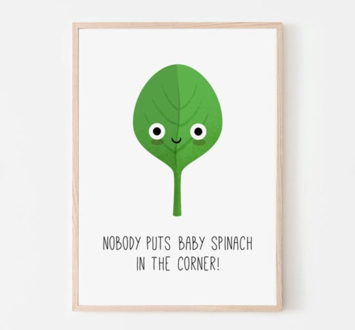Food Puns - Baby Spinach
