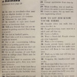 How to Get a Husband - 129 Ways