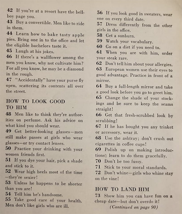 How to Find a Husband - 129 Ways