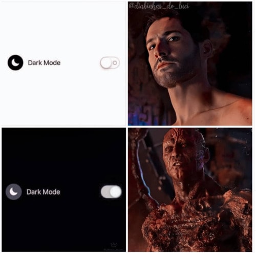 Lucifer Memes - Dark Mode