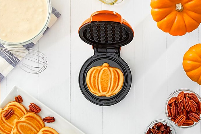 Mini Pumpkin Waffle Maker