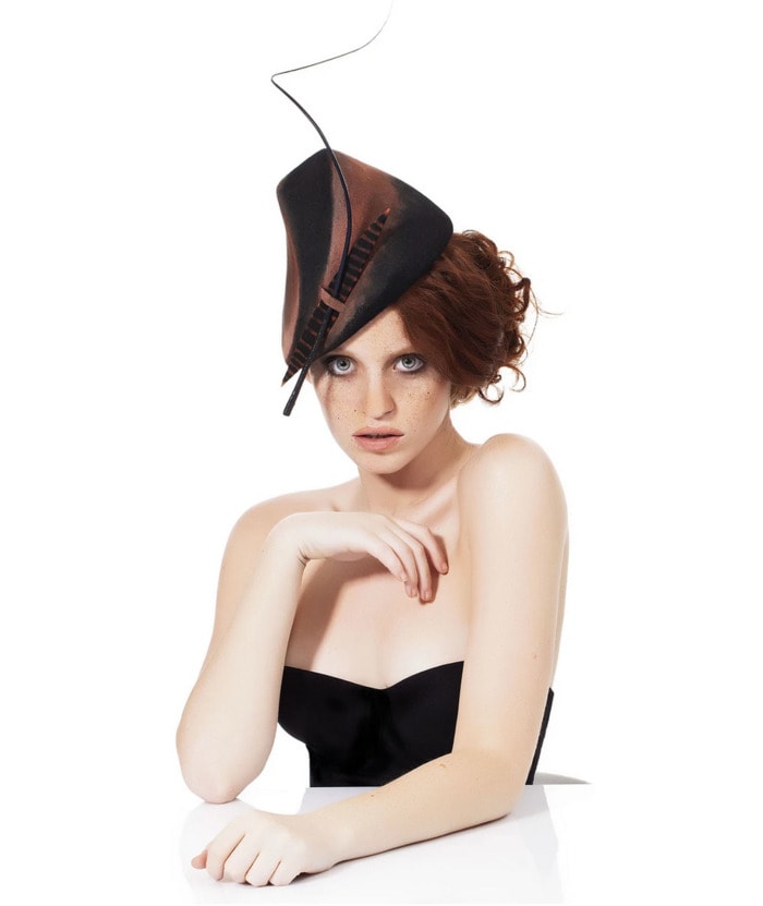 Silly hat - Brown Occasion Hat