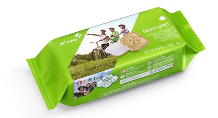 Toast-Yay! Girl Scout Cookies - Packaging