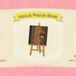 Halloween Design Codes Animal Crossing - Hocus Pocus Book