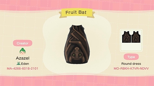 Animal Crossing Halloween - Fruit Bat