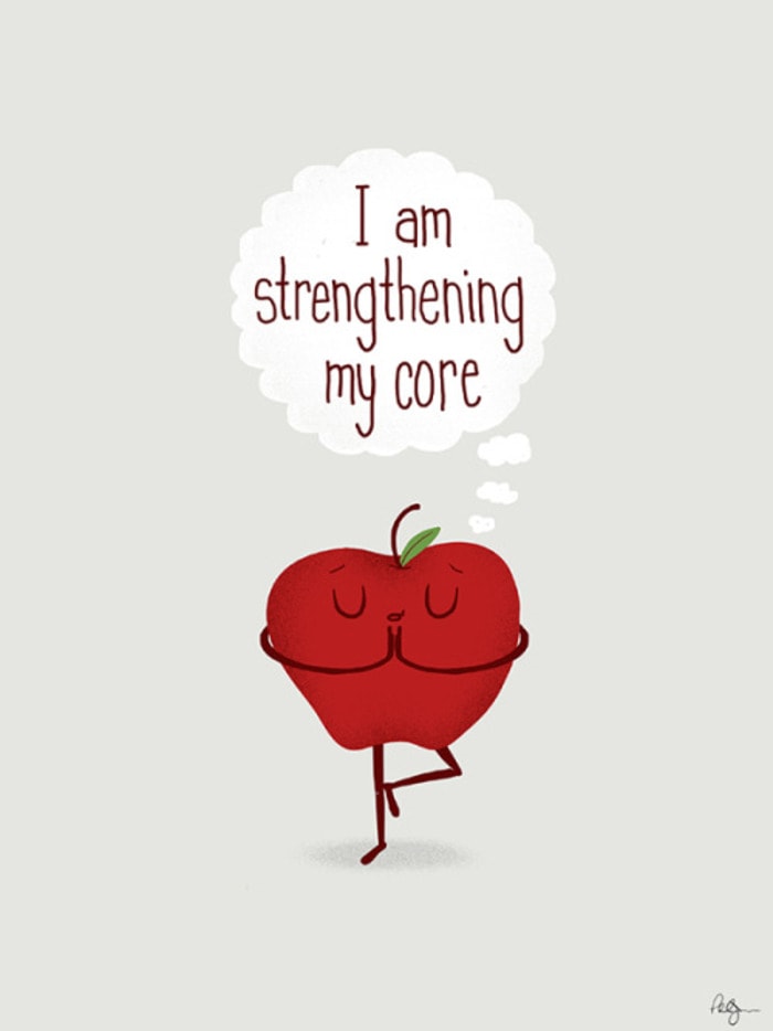 Apple Puns - Strengthening My Core