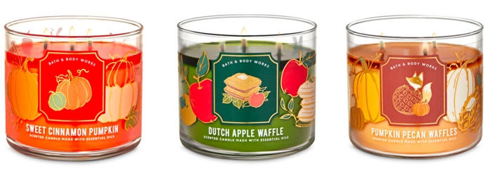 Bath Body Works Fall Bakery Candle Sale
