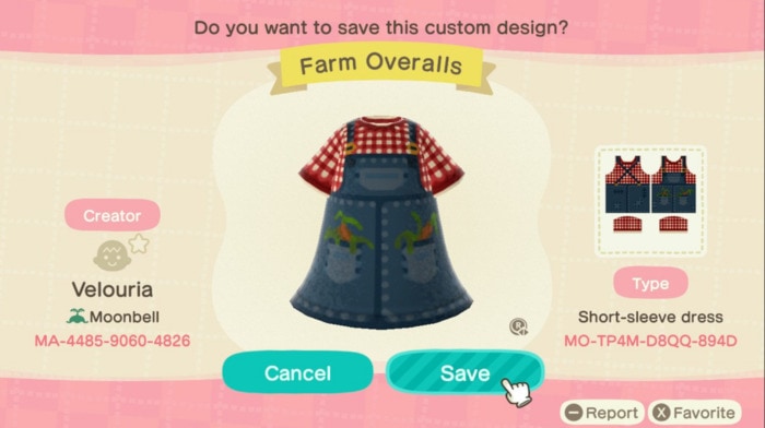 Fall Outfits Animal Crossing - Overalls