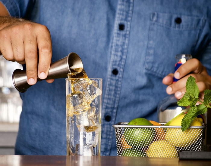 Popular Cocktails - Bartender Mixing Drink