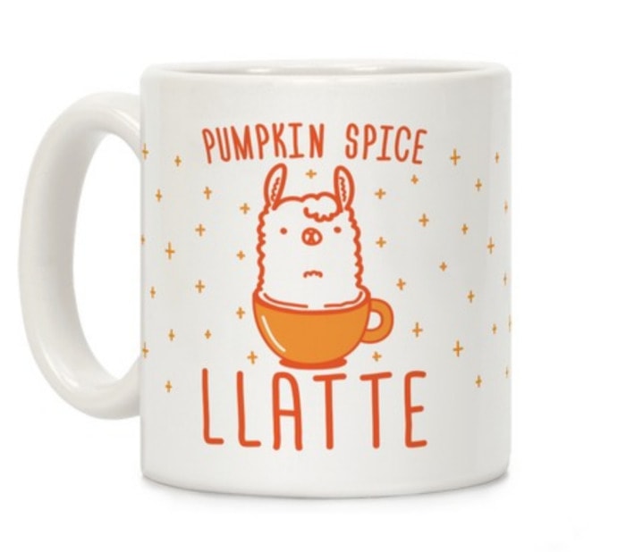 Pumpkin Puns - llama