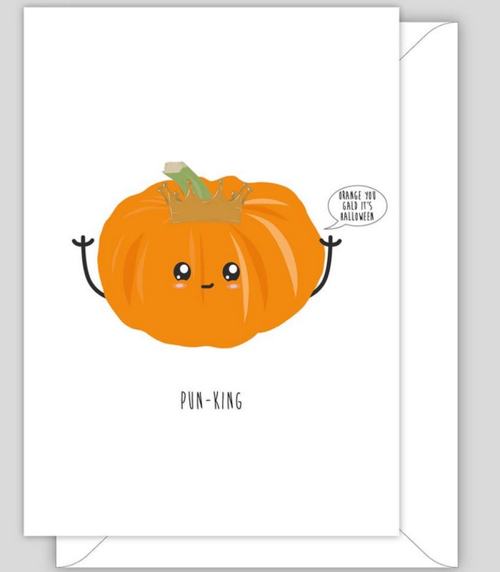 Pumpkin Puns - punk king