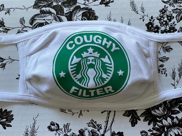 Coffee puns - Coughy filter mask