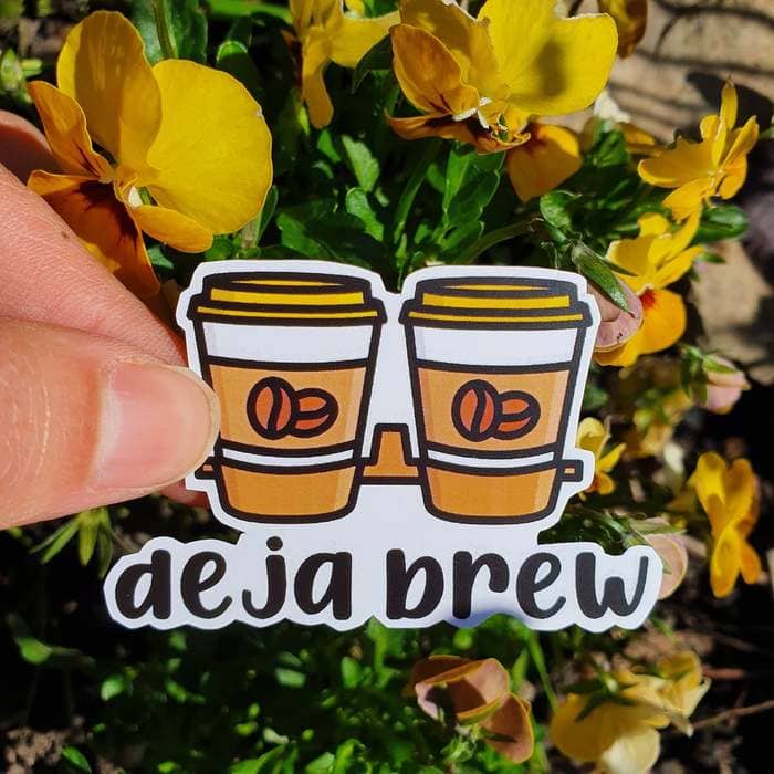 Coffee puns - De ja brew