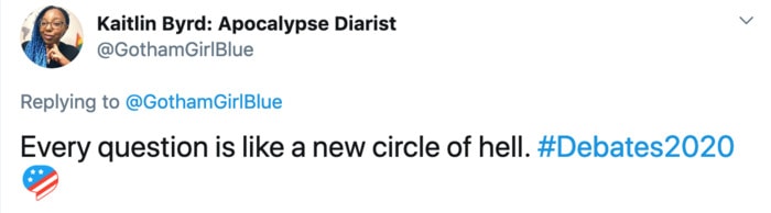 Presidential Debate Tweets - dante
