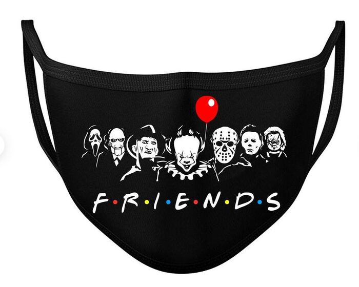 Halloween Face Masks - Horror film friends