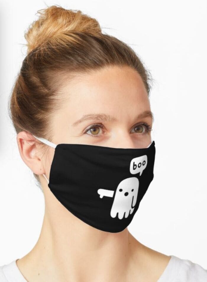 Halloween Face Masks - Ghost Boo