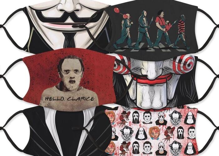Halloween Face Masks - Horror film characters mask