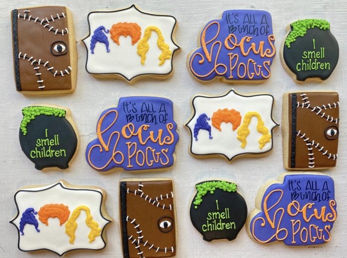 Hocus Pocus Desserts - Decorated Cookies