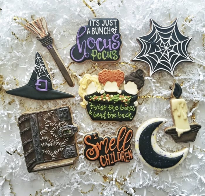 Hocus Pocus Desserts - Decorated Cookies