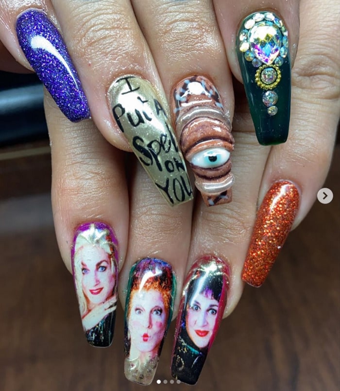 Hocus Pocus Nail Art