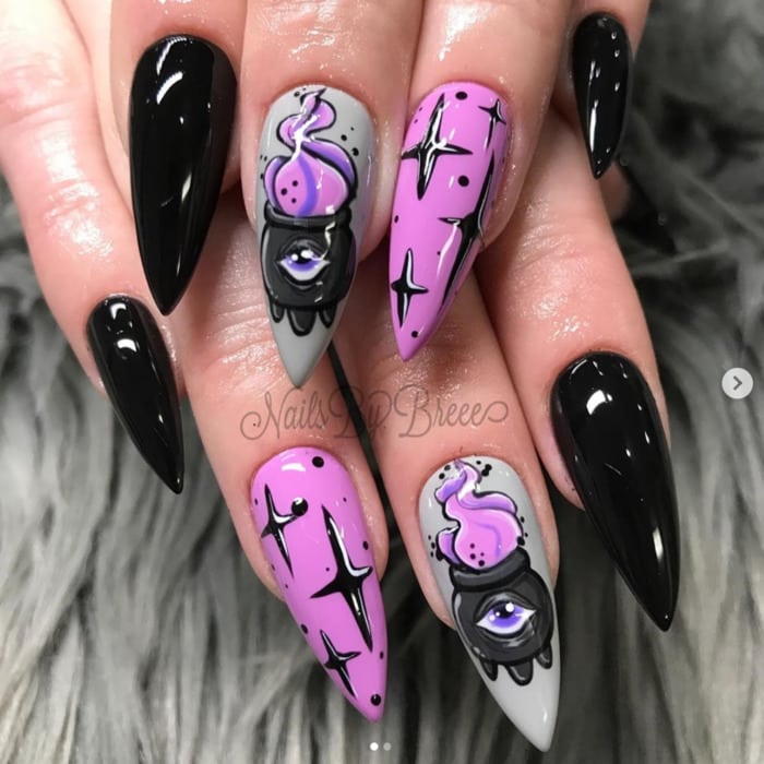 Hocus Pocus Nails - Cauldron