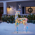 Iridescent Reindeer Home Depot