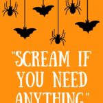 Scream if you need anything
