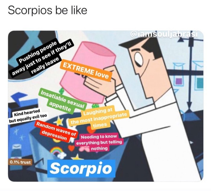 scorpio memes - professor x