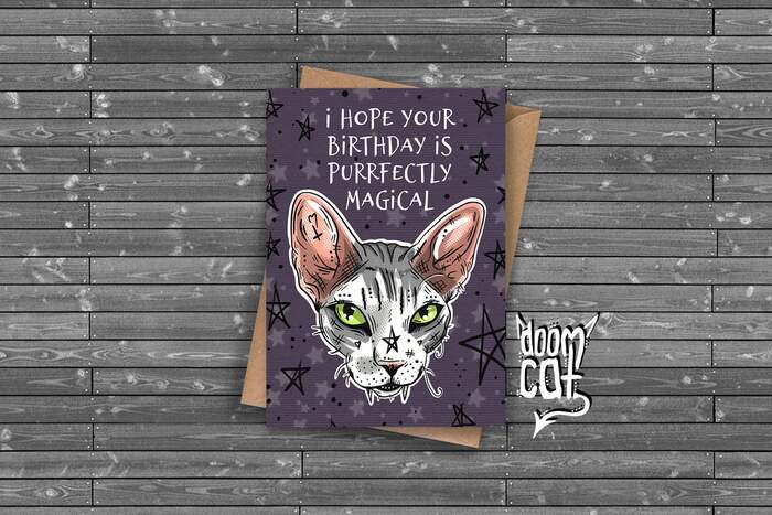 Witch puns - I hope your birthday is purrrfectly magical