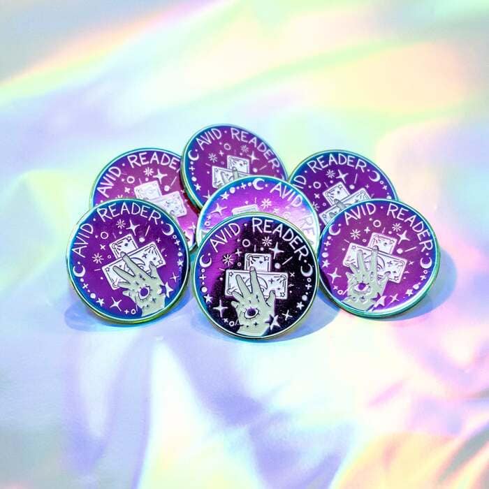 Witch puns - Avid Reader pin