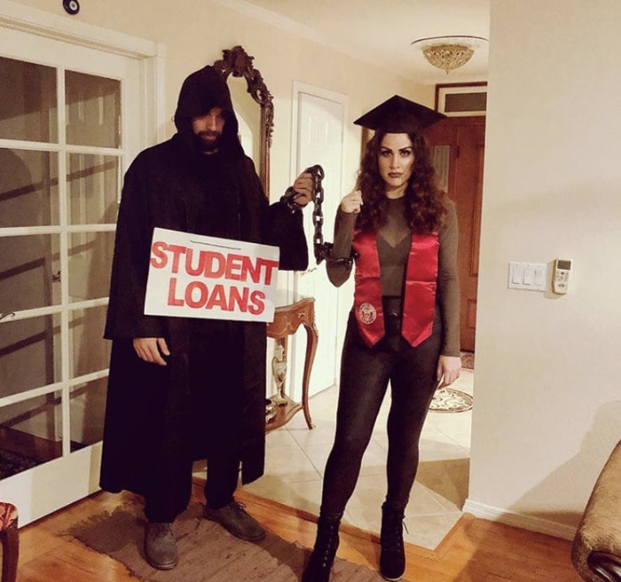 funny couples costumes - Student Loans