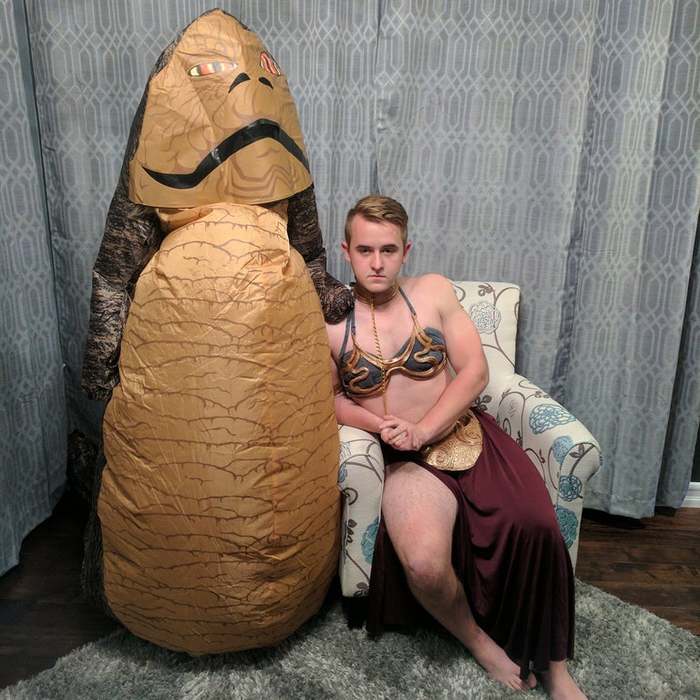 funny couples costumes - Genderbent starwars