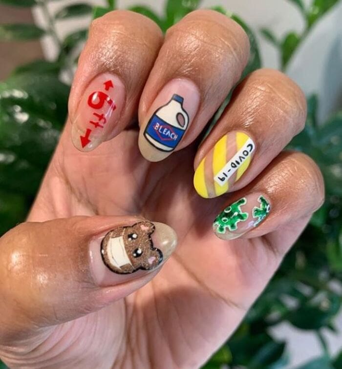 2020 Nails - Covid Nails