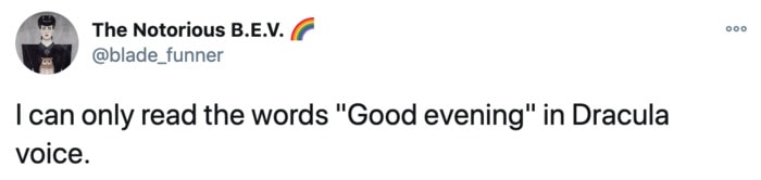 Funniest Tweets This Week By Women - Dracula