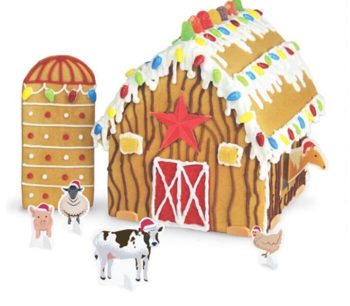 Funny Gingerbread House Ideas - Woodland Holiday Gingerbread Barn Kit