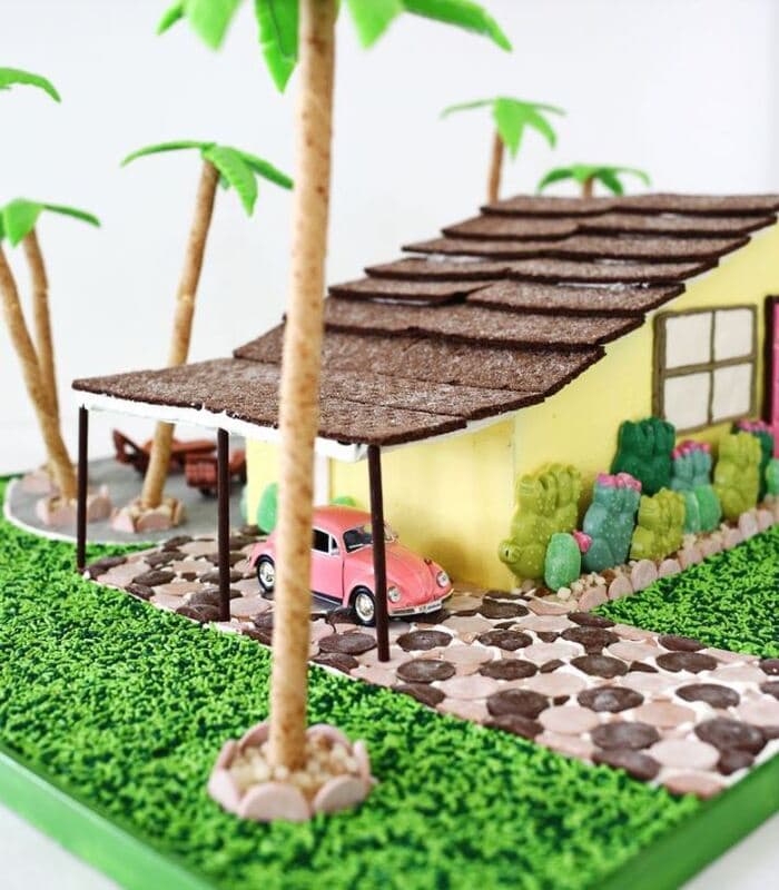 Funny Gingerbread House Ideas - Palm Springs Gingerbread House