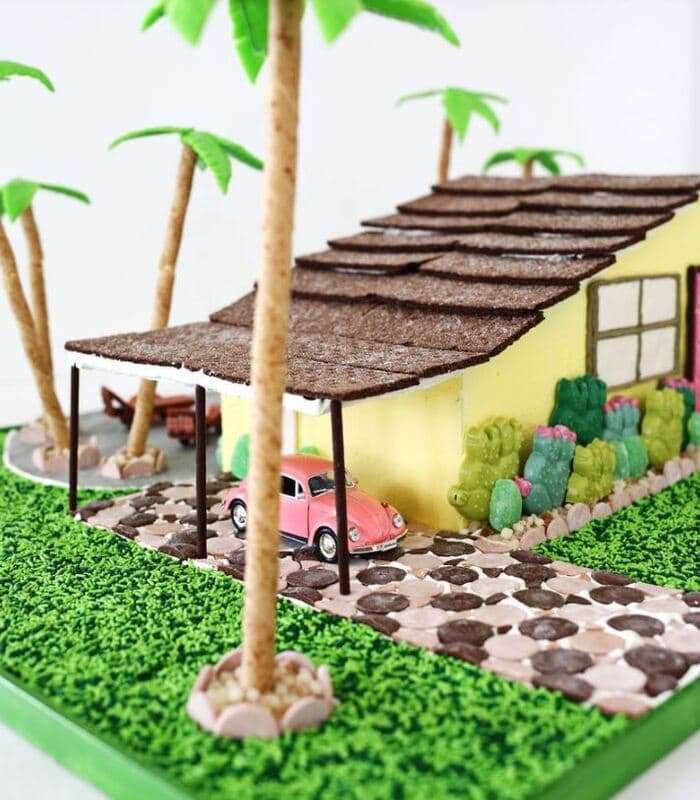 Funny Gingerbread House Ideas - Palm Springs Gingerbread House