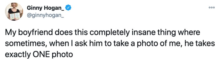 Funny Tweets from Women This Week - Boyfriend