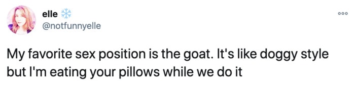 Funny Tweets Women - goat