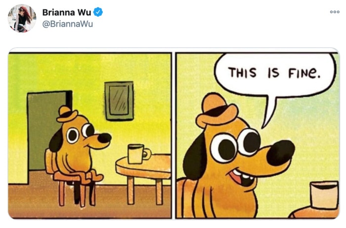 Funny Tweets Women - this is fine