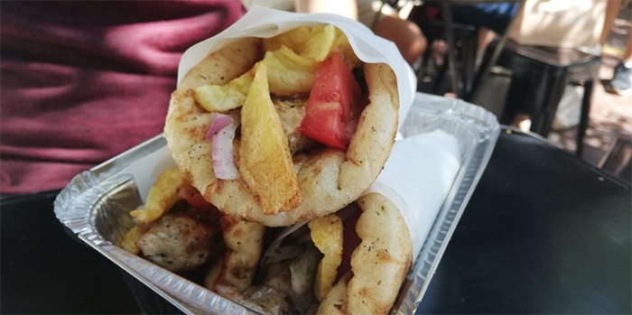 Greek Street Food - souvlaki