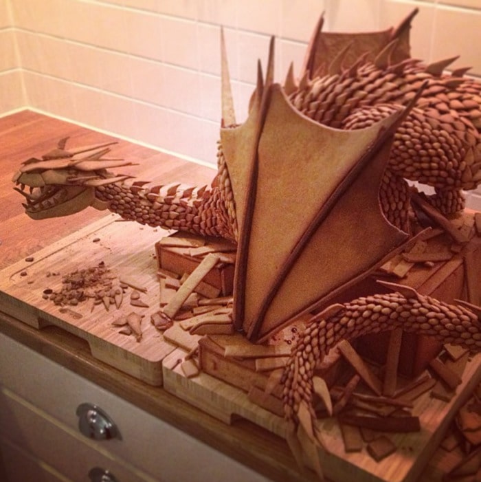 Life Size Gingerbread - Hobbit Smaug