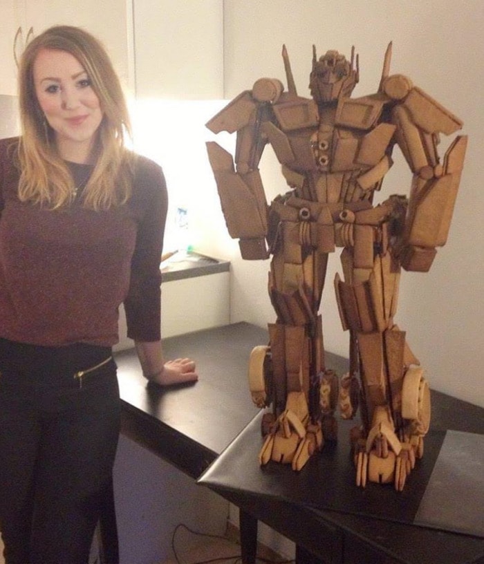 Life Size Gingerbread - Transformer Optimus Prime