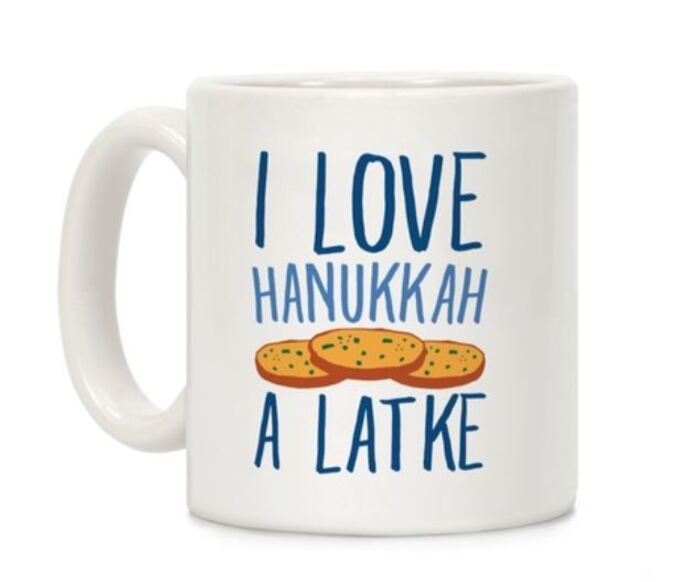 Pancake Puns - I love Hanukkah A Latke